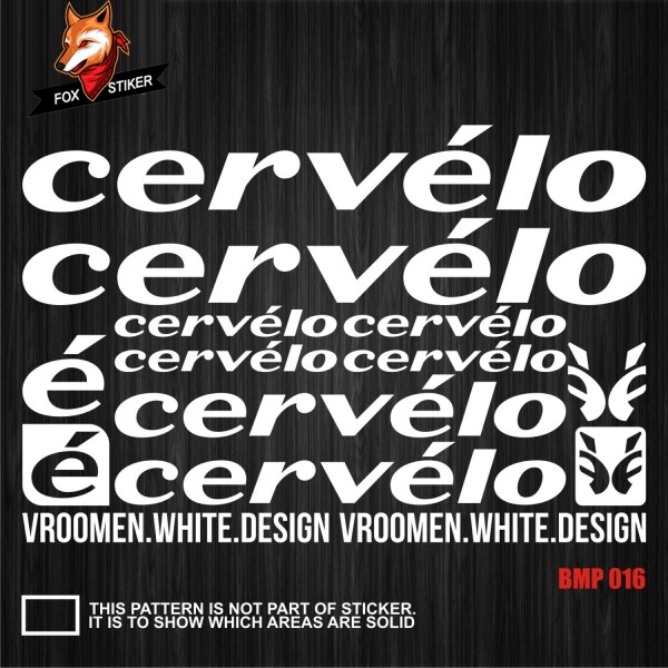 Bicycle Frame Decal Stickers Cervelo 02